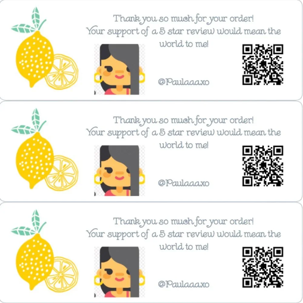 PERSONALIZED LABELS FOR SELLERS